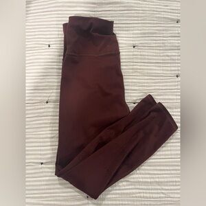 Athleta Deep Red 7/8 Tights